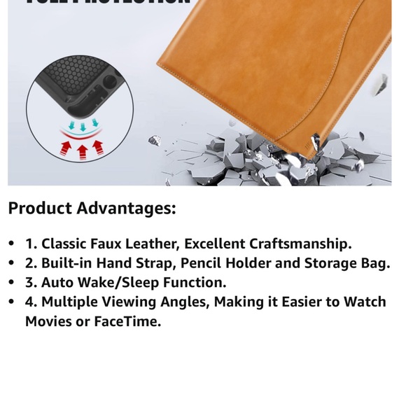 HFcoupe iPad Pro 12.9 Case,5th, 6th generation~iPad Pro 12.9 2021, 22, 23, 24 - Picture 13 of 15